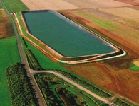 Применение геомембраны в строительстве водохранилища 